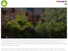 Tablet Screenshot of istanbulgardensuite.com